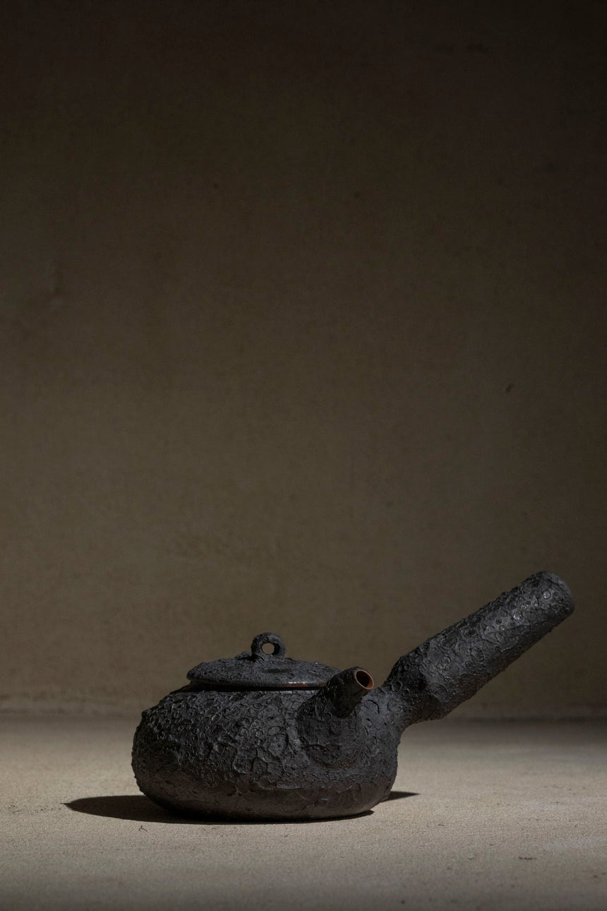 Clay Handle Teapot | 425ml | Charcoal