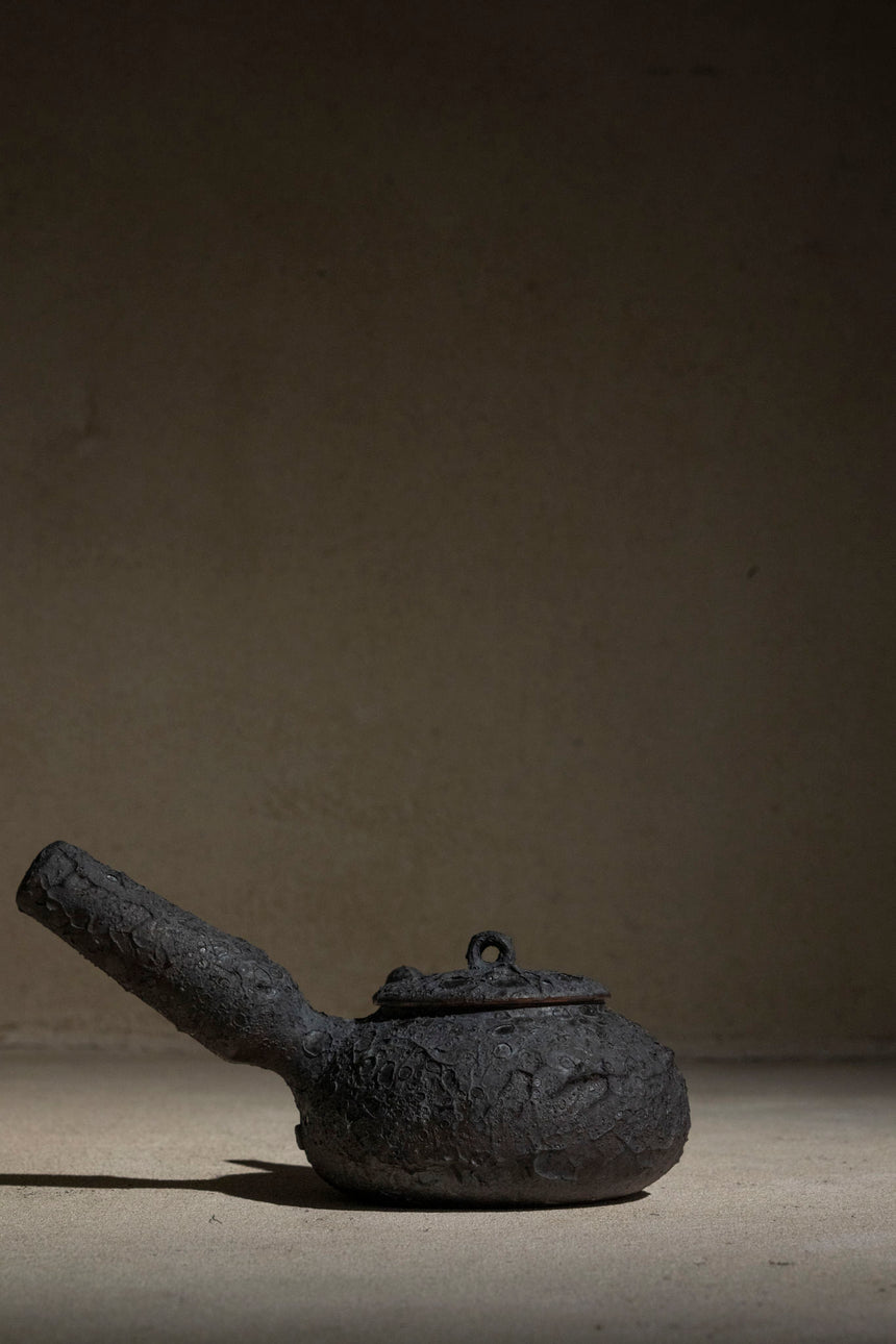 Clay Handle Teapot | 425ml | Charcoal