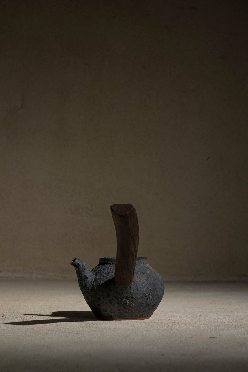 Wood Handle Teapot | 250ml | Dark