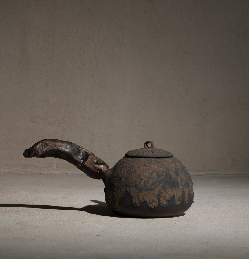 Wabi Wood Handle Teapot | 1000ml