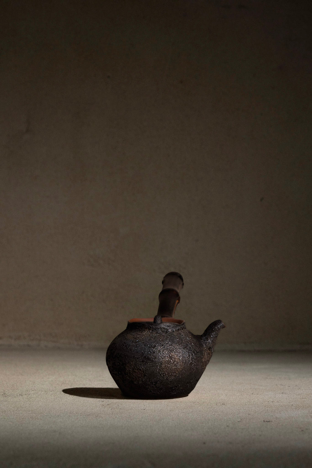 Charcoal Teapot | 250ml | Bamboo Handle
