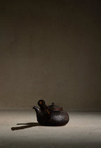 Charcoal Teapot | 450ml | Bamboo Handle
