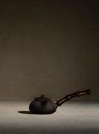 Charcoal Teapot | 450ml | Bamboo Handle