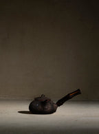 Charcoal Teapot | 450ml | Bamboo Handle