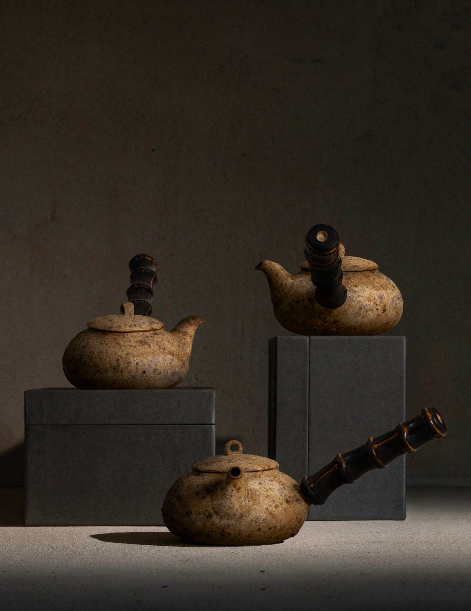 Ash Teapot | 450ml | Bamboo Handle