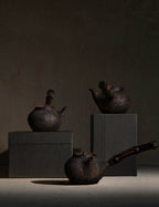 Charcoal Teapot | 250ml | Bamboo Handle