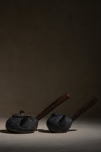 Wood Handle Teapot 450ml Dark