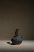 Wood Handle Teapot 250ml Dark