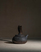 Wood Handle Teapot 450ml Charcoal