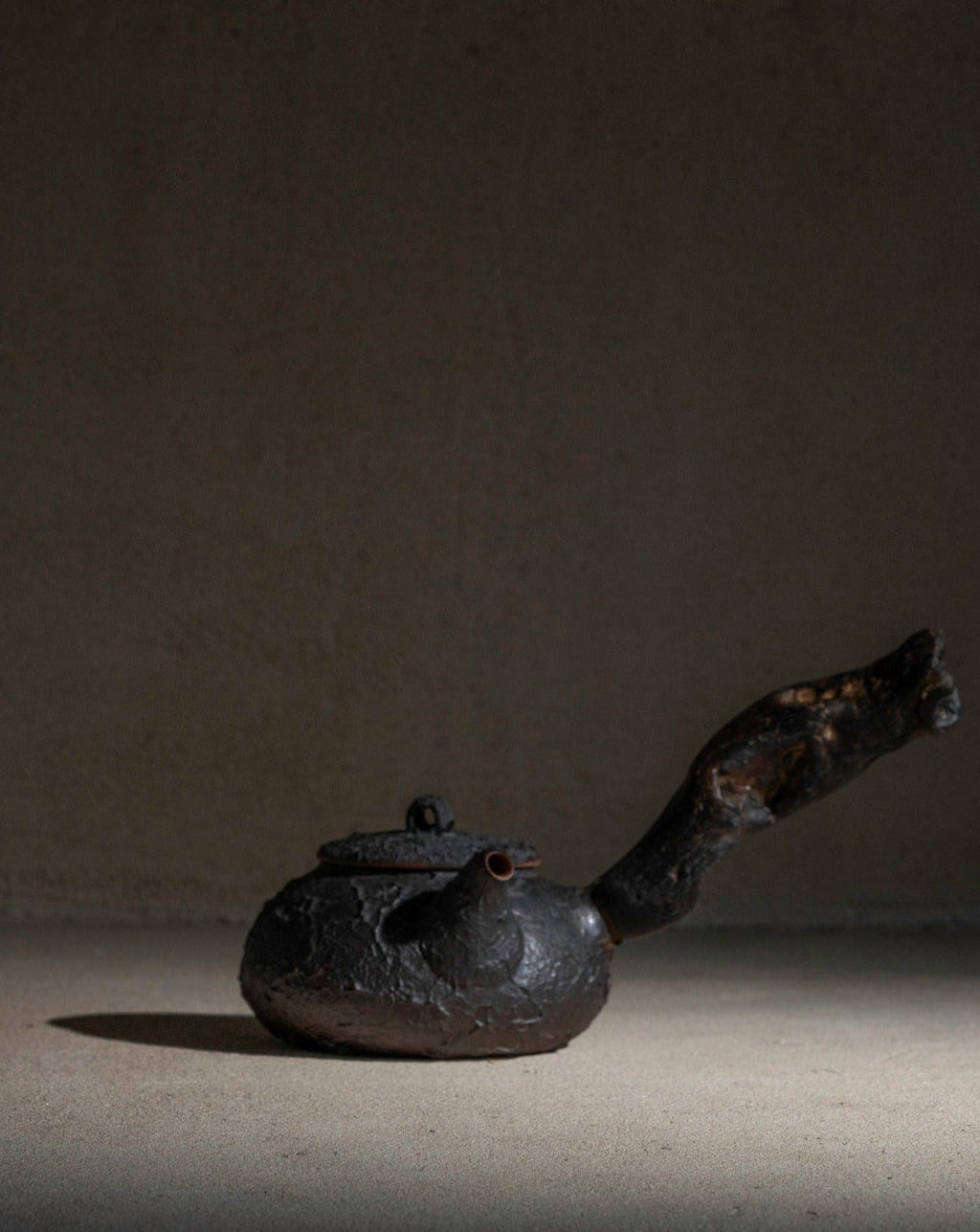 Wood Handle Teapot 450ml Charcoal