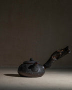 Wood Handle Teapot 450ml Charcoal