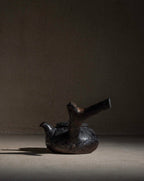 Wood Handle Teapot 450ml Charcoal